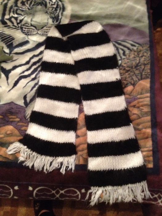 Шарф из махера ручная работа