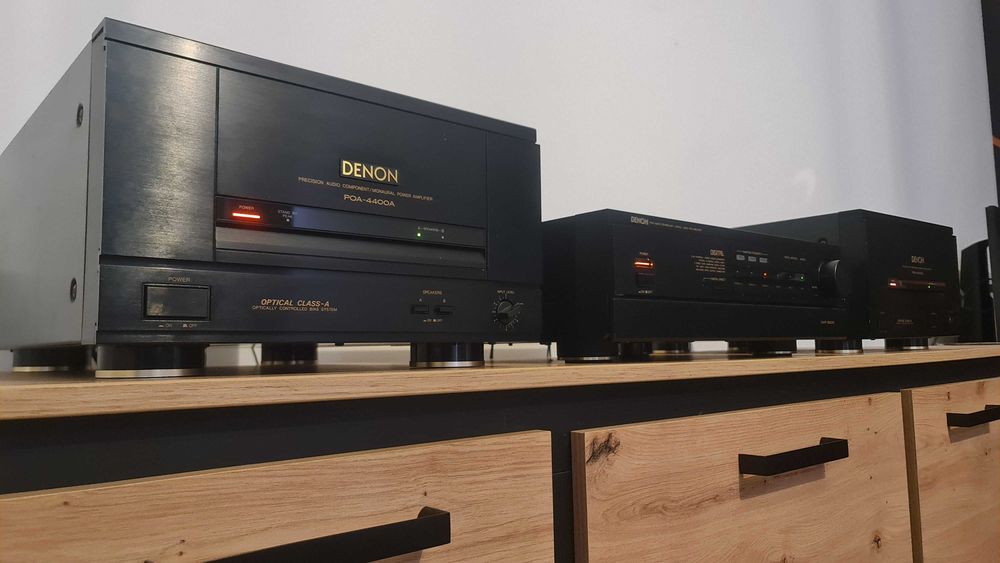 Top Zestaw Monobloki DENON POA-4400A + Przedwzmacniacz DENON DAP-5500