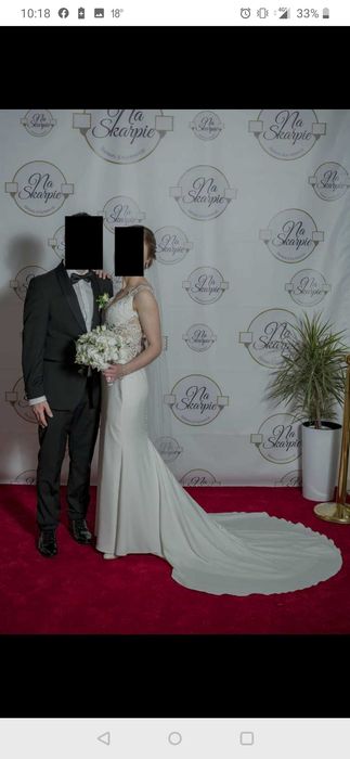 Suknia ślubna Justin Alexander Sweetheart 11023, gratis welon