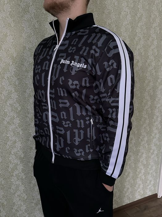 НОВА Кофта Palm Angels Monogram | Зипка Пальм енджилс палм /світшот