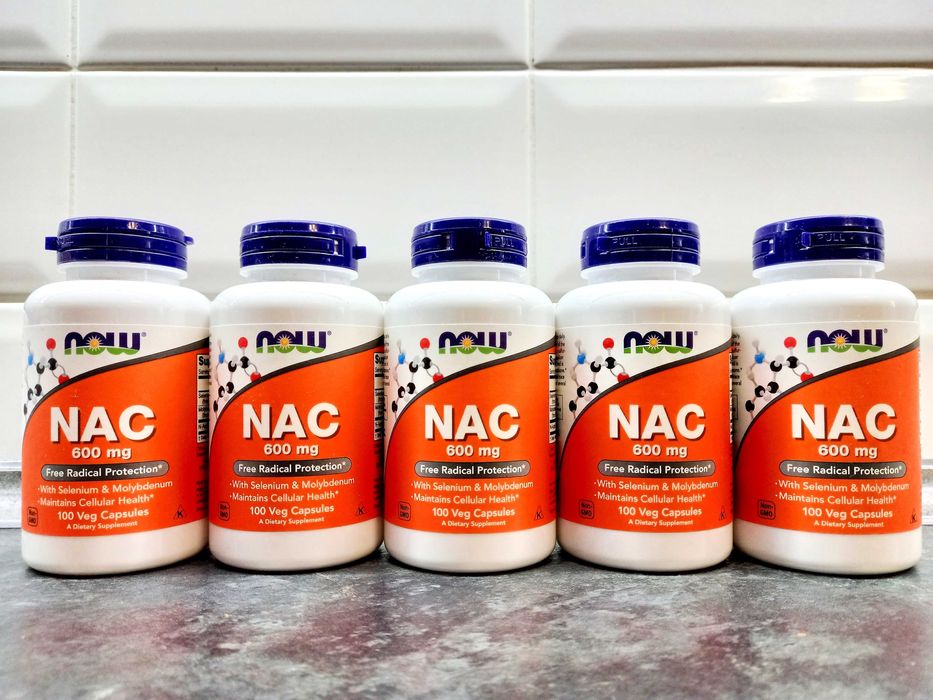 Now Foods, NAC 600 мг (100-250 капс.), N-ацетилцистеин