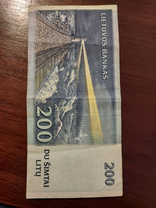 200 litas Litwa litų