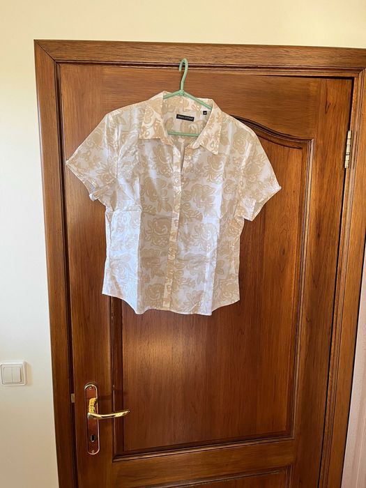 Koszula damska krótki rękaw bawełniana rozm 40 Marc O'Polo