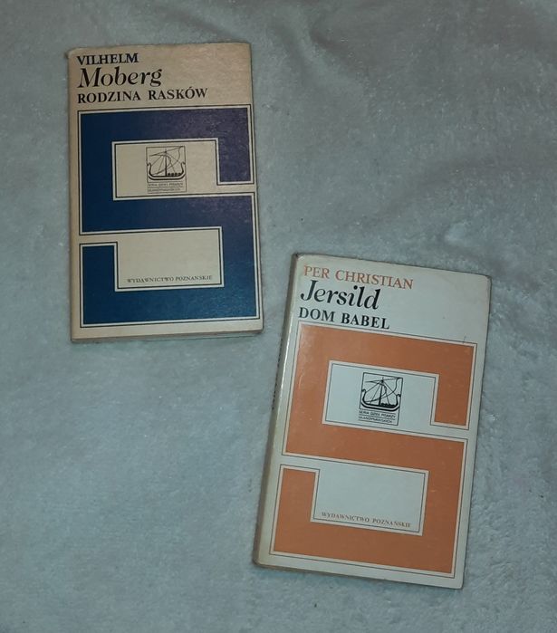Vilhelm Moberg "Rodzina Rasków", Christian Jersild "Dom Babel" książki