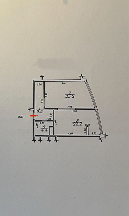 ЖК Аркадия Хиллс, в продаже уютная и просторная квартира.