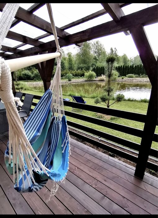 Ostoja 1 nad Szelągiem, domek nad jeziorem, nocleg mazury
