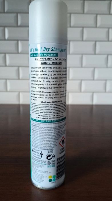 Suchy szampon Batiste