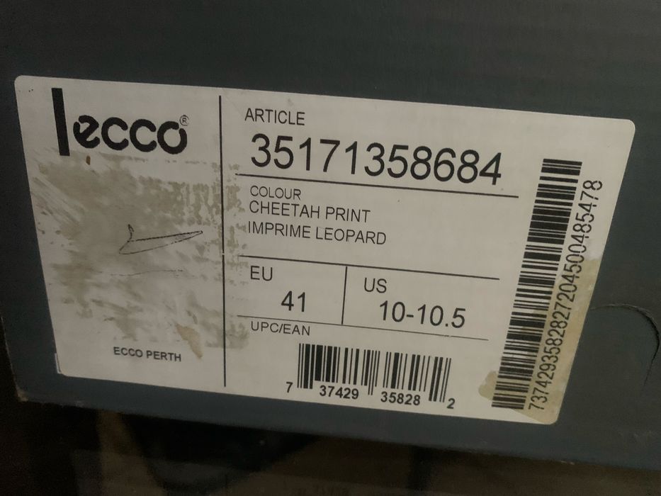 Туфлі черевики лофери Ecco
