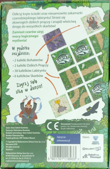 Gra planszowa Czarodziejski Labirynt