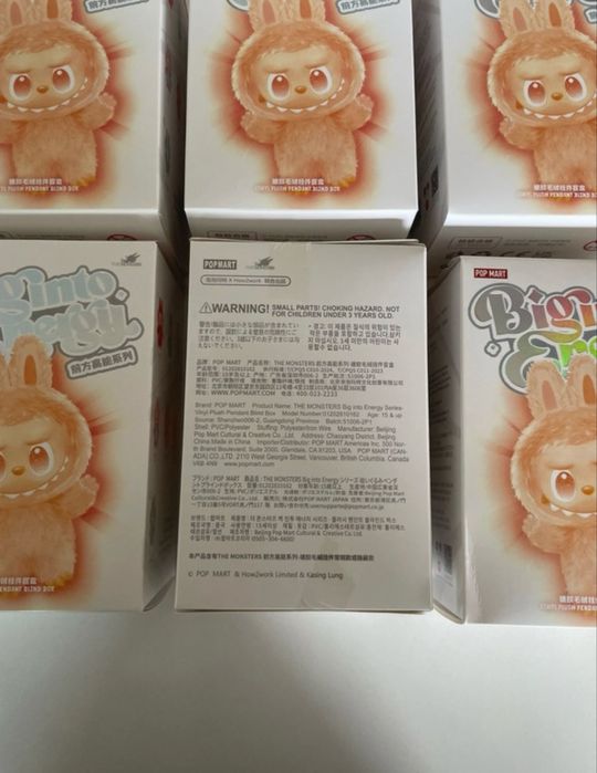 Pack 6 Labubus + Big Box