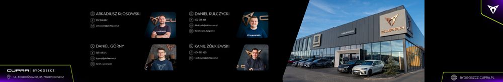 Plichta Cupra Bydgoszcz top banner