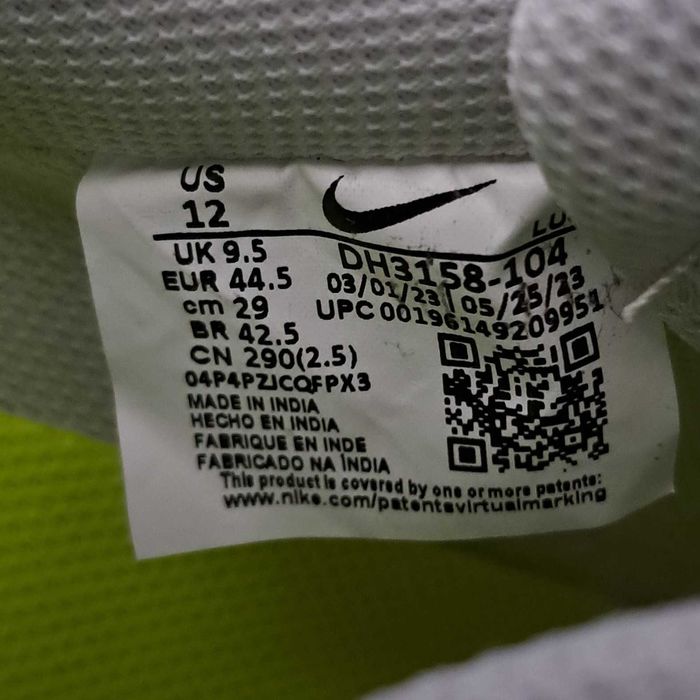 Чоловічі кросівки Nike Court Vision Low White. Оригінал. Розмір 44.5