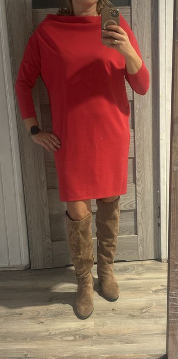 Sukienka czerwona TMC M/L