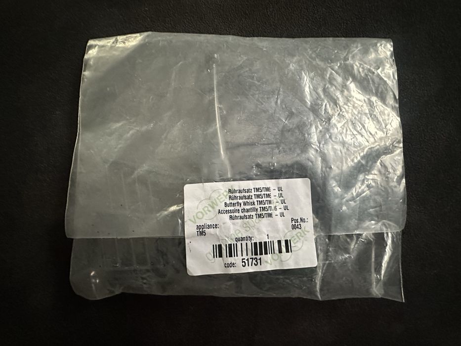 Thermomix TM5 TM6 motylek oryginał Vorwerk