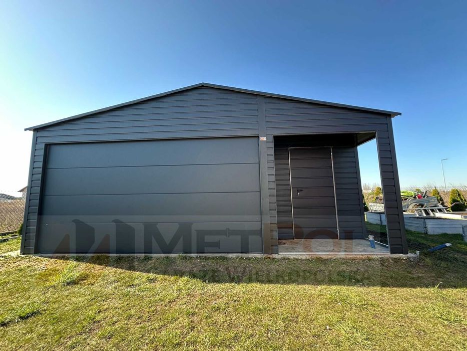 Garaże blaszane, domki ogrodowe Profil zamknięty ocynkowany