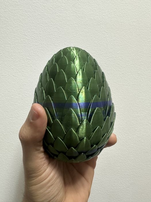 Ovo de dragão + Dragão articulado - Fabricado com impressora 3D