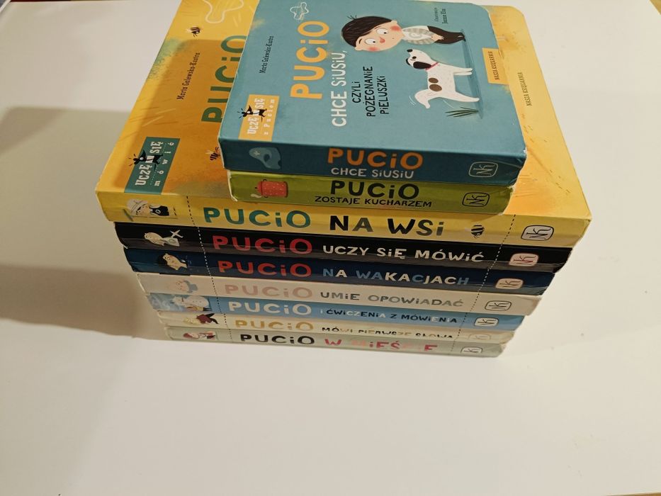 Zestaw 9 szt książek pucio