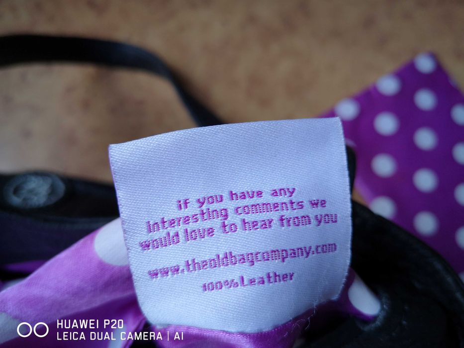 Сумка шкіряна OLD BAG Co чорна