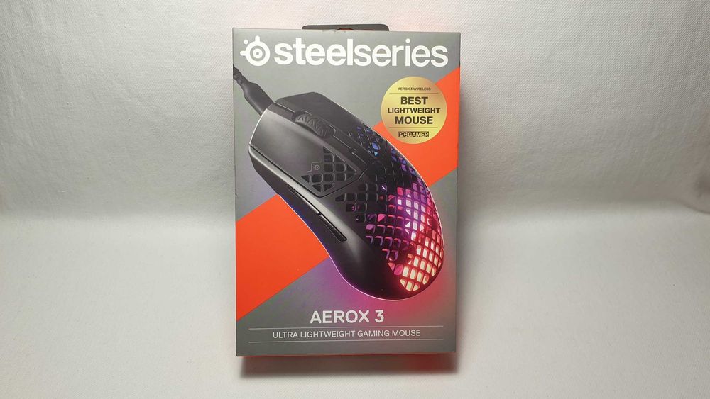 Mysz przewodowa SteelSeries Aerox 3 sensor optyczny jak NOWA.