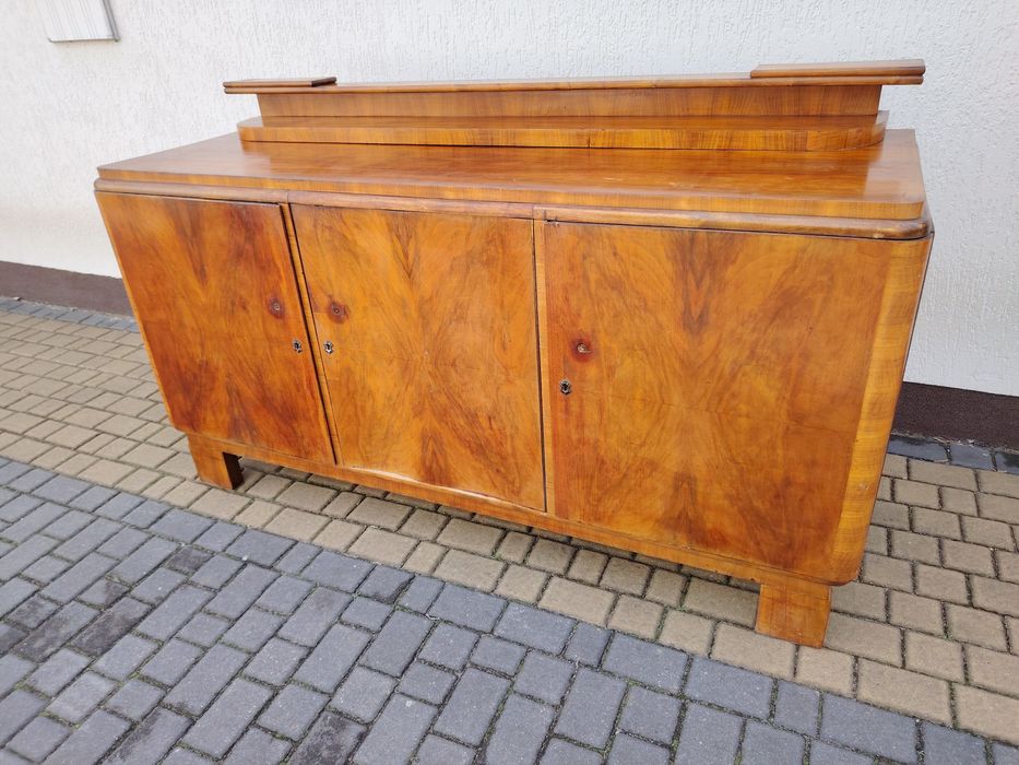 Zgrabny bufet / duża komoda art deco / stan bardzo dobry