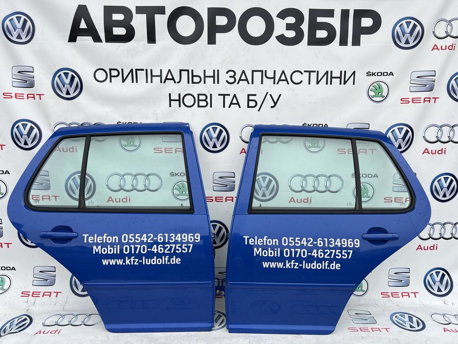 Двері задні ліві праві Golf 4  Гольф 4 дверка задня хечбек