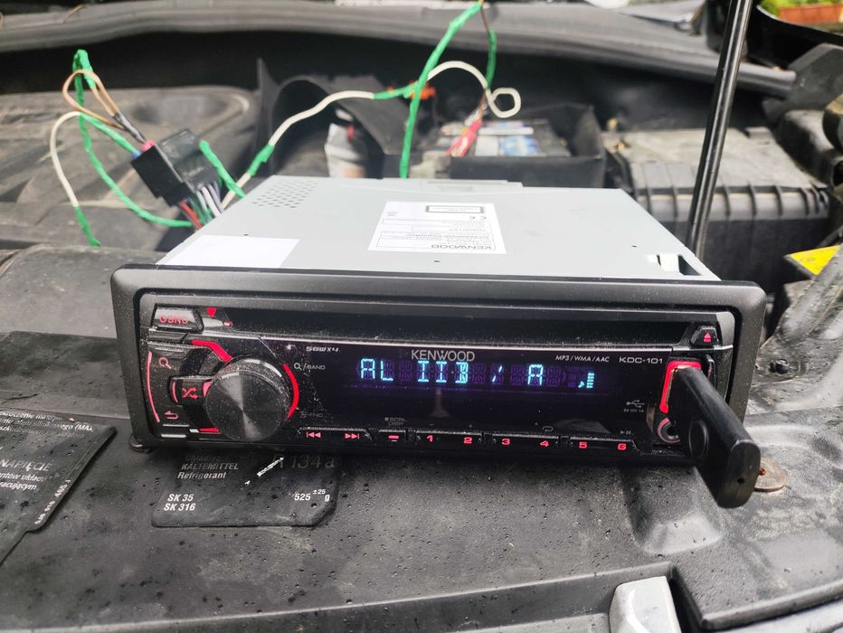Radio samochodowe 1DIN Kenwood KDC-101 CD/MP3/AUX/USB, Wysyłka darmowa!