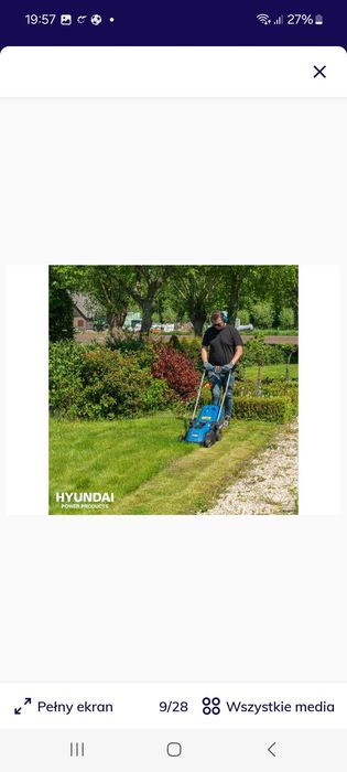 Kosiarka Hyundai 1600W 38cm