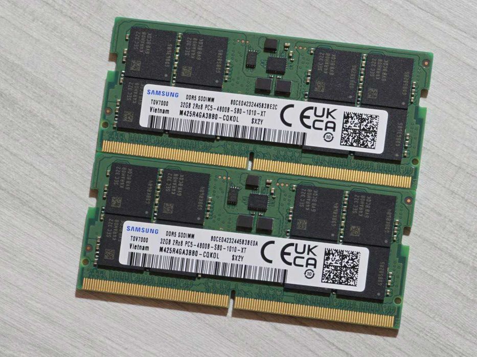 Samsung 64GB (2x32GB) SO-DIMM DDR5 4800 MHz (M425R4GA3BB0-CQK0L)