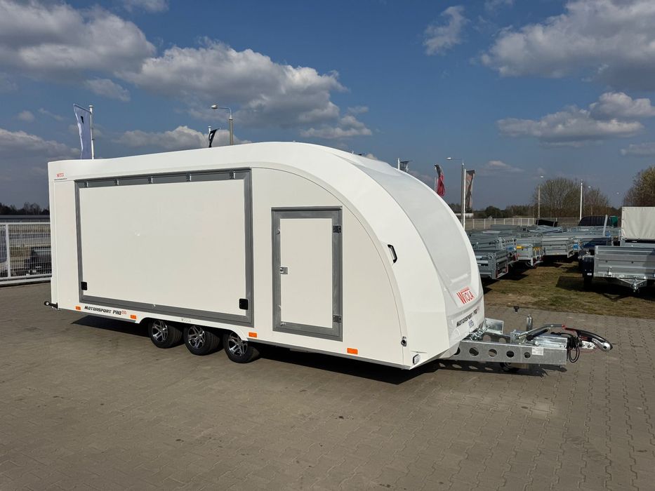Wiola Motorsport PRO 550  kryta laweta / 550 x 215 cm / 3500 kg
