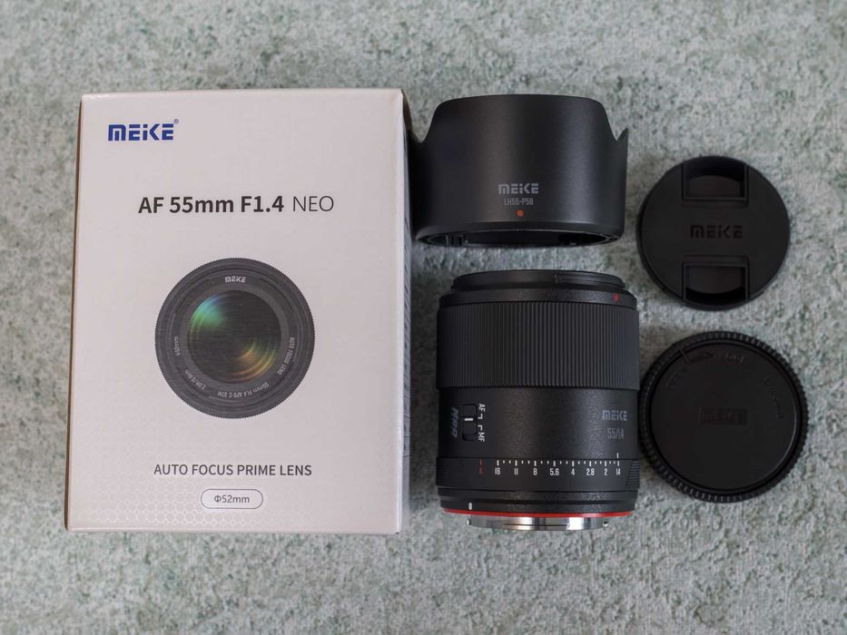 Meike 55mm f/1.4 (Sony E-mount) • AutoFocus • Eye AF • Новый