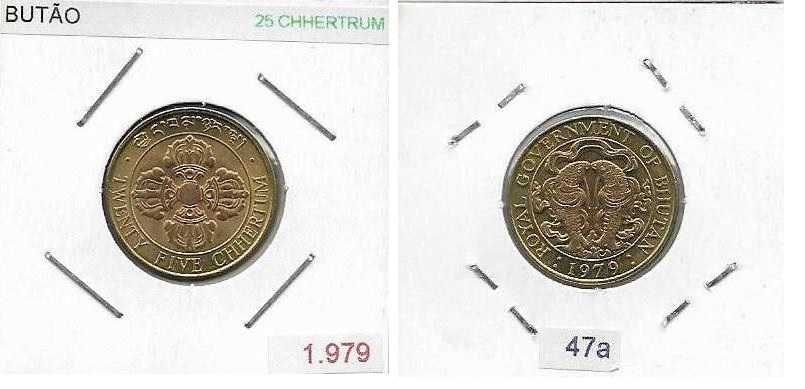 Butão - - - - - Moedas