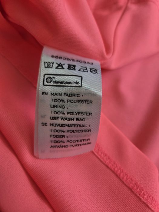 Dziewczęca sukienka neonowa z koralikami 158