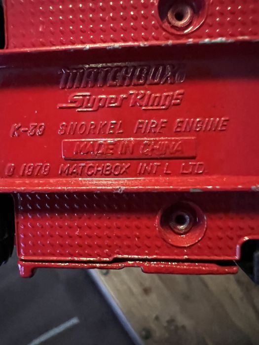 matchbox super kings snorkel fire engine
