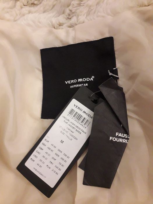 Sztuczne damskie futerko Vero Moda rozm.M