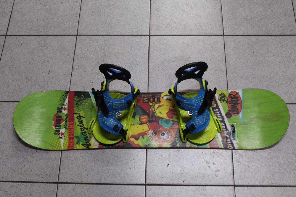 Deska Snowboard SALOMON JUNIOR 100 cm + Wiązania RAVEN Nowe