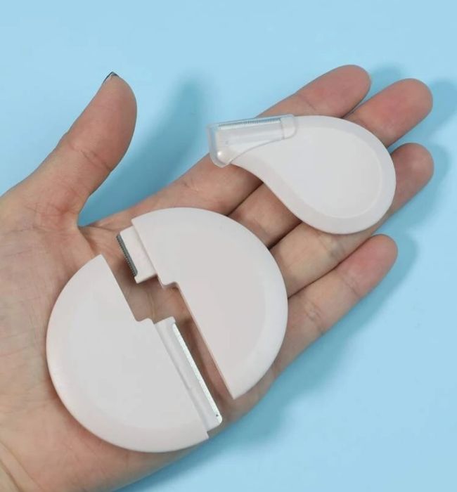 Conjunto de 3 peças aparador de sobrancelhas