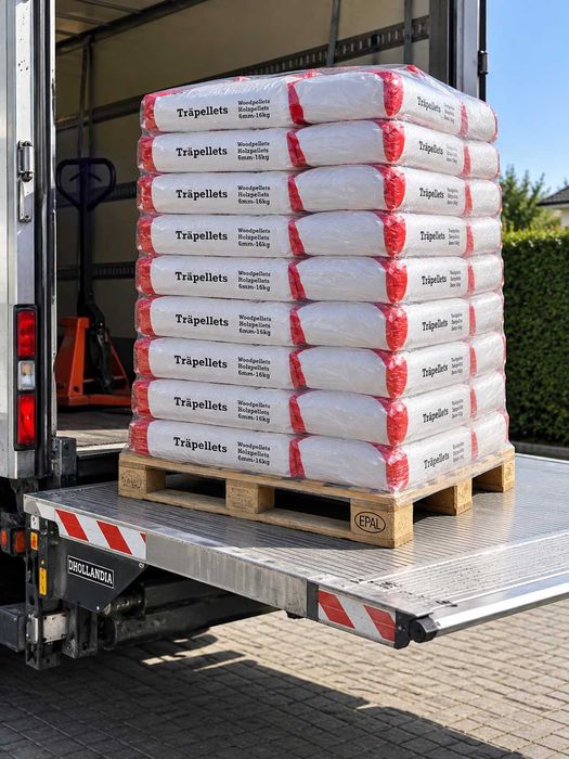 Pellet drzewny  TRAPELLETS Szwecja  896kg/paleta
