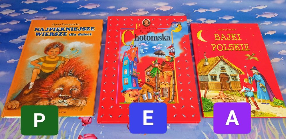 Książki dla dzieci, bajki, wiersze