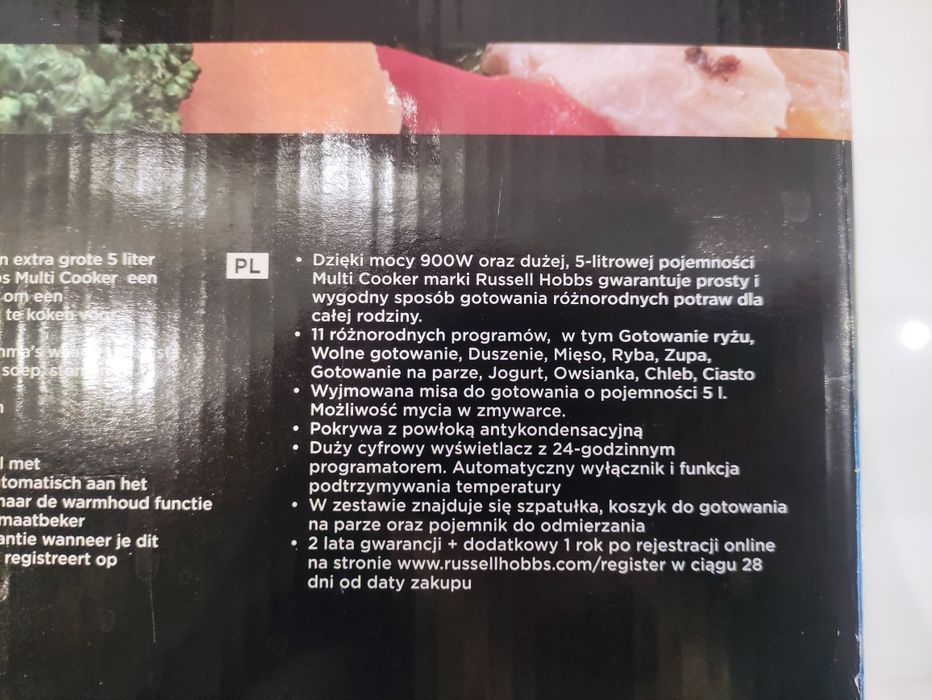 RUSSELL HOBBS Nowoczesny multi cooker urządzenie wielofunkcyj