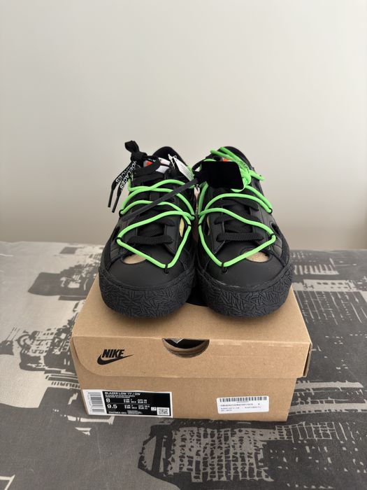 Nike Blazer Low 77 Off-White Electro Green