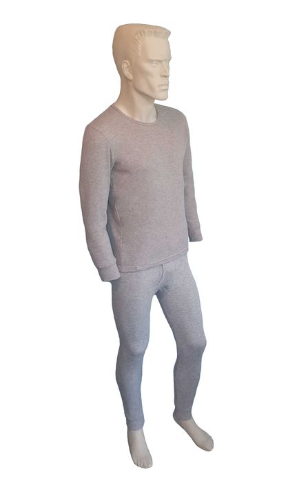 Komplet bawełnianej bielizny ocieplanej- polskie produkty 3XL