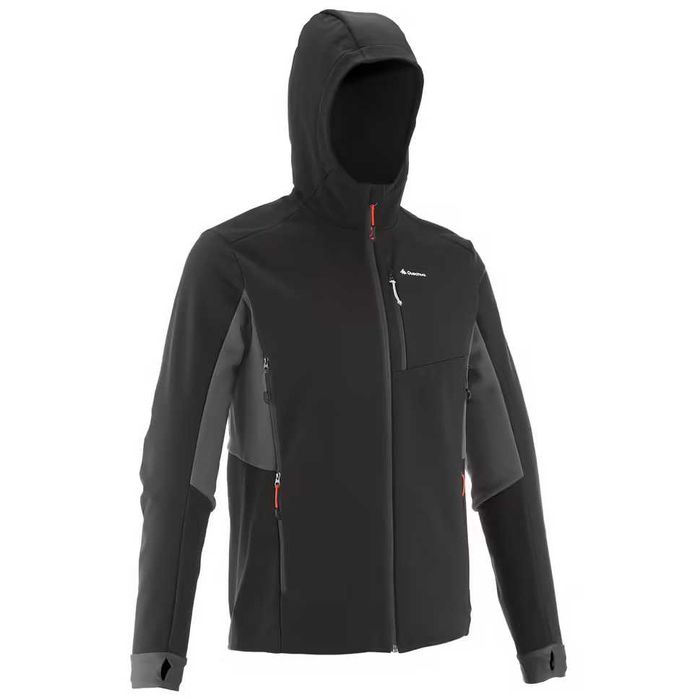 Casaco Softshell Corta-vento de Trekking Montanha MT500