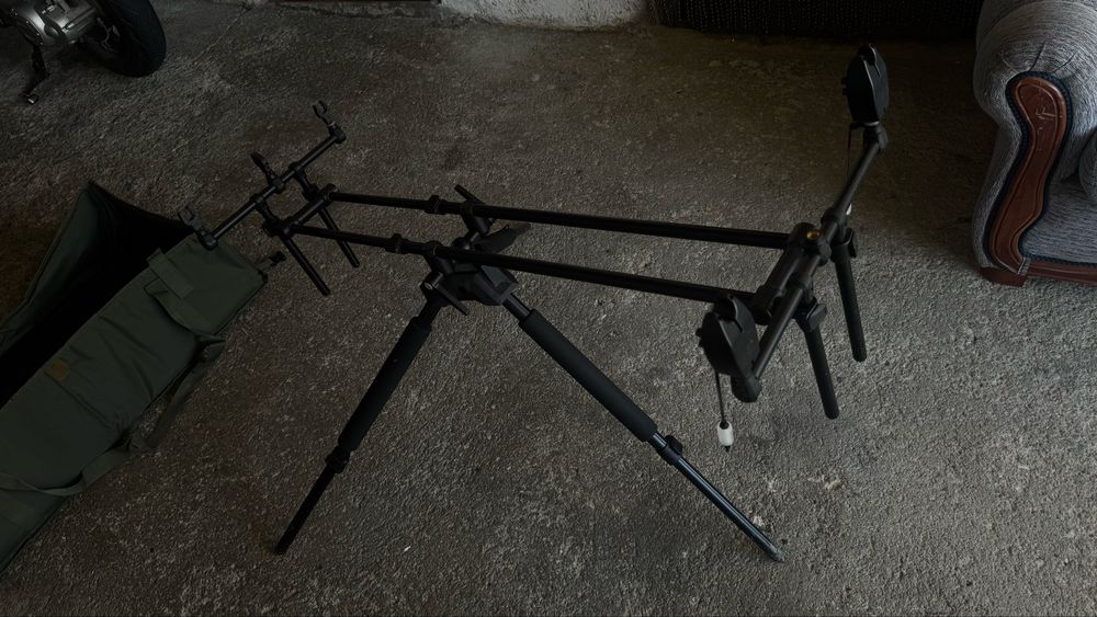 Conjunto carpfishing , shimano , Sonik , tripod , barco c / Gps