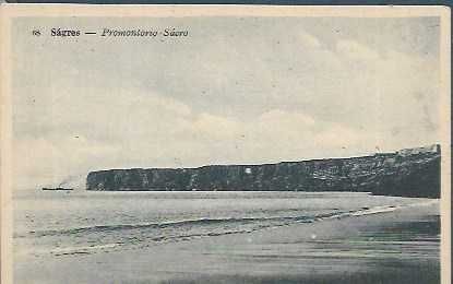 Postal ilustrado antigo - PROMONTÁRIO DE SAGRES