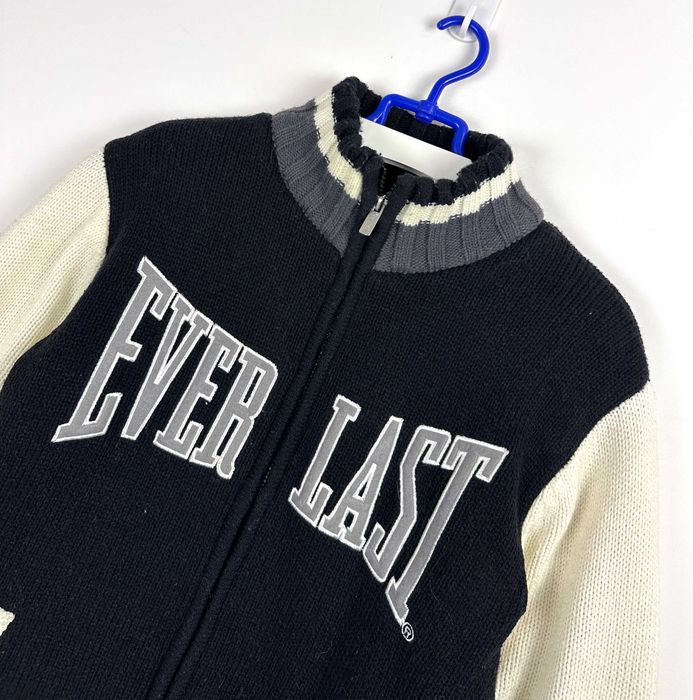 Kurtka męska EVERLAST sweterkowa bejsbolówka casual r. M