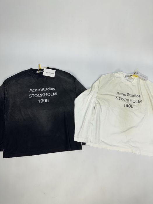Acne Studios STOCKHOLM 1996 лонгслів лонгслив футболка кофта белая S M