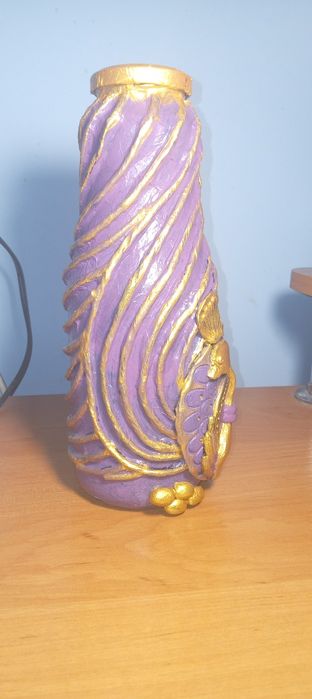 Продам декоровану банку, обмін на іншу цікаву бутилку