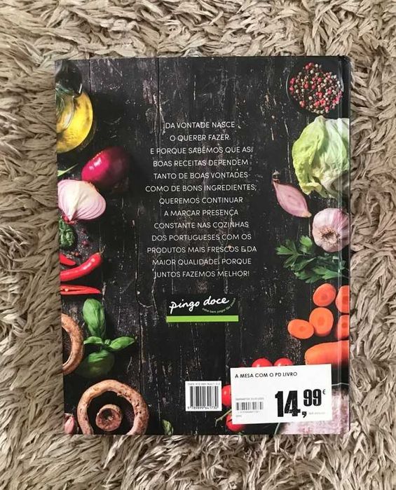 À mesa com o pingo doce, livro de culinária