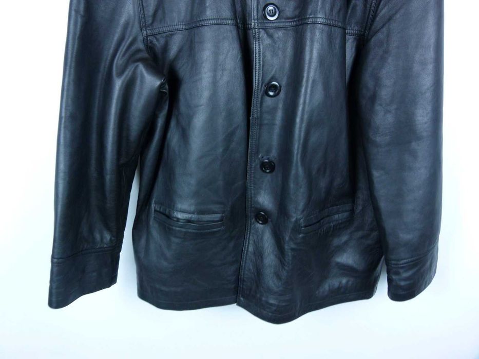 Moda Sport skórzana kurtka miękka skóra naturalna / XL