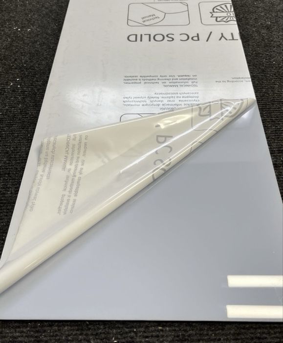 Plexa 3 mm biała. Wymiar na zdjeciu. Pleksa Plexi